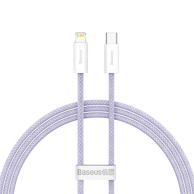 Kabel USB-C do Lightning Baseus Dynamic 2, 20W, 1m (fioletowy)