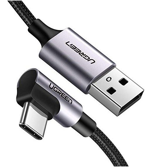 Kabel USB do USB-C kątowy UGREEN US284