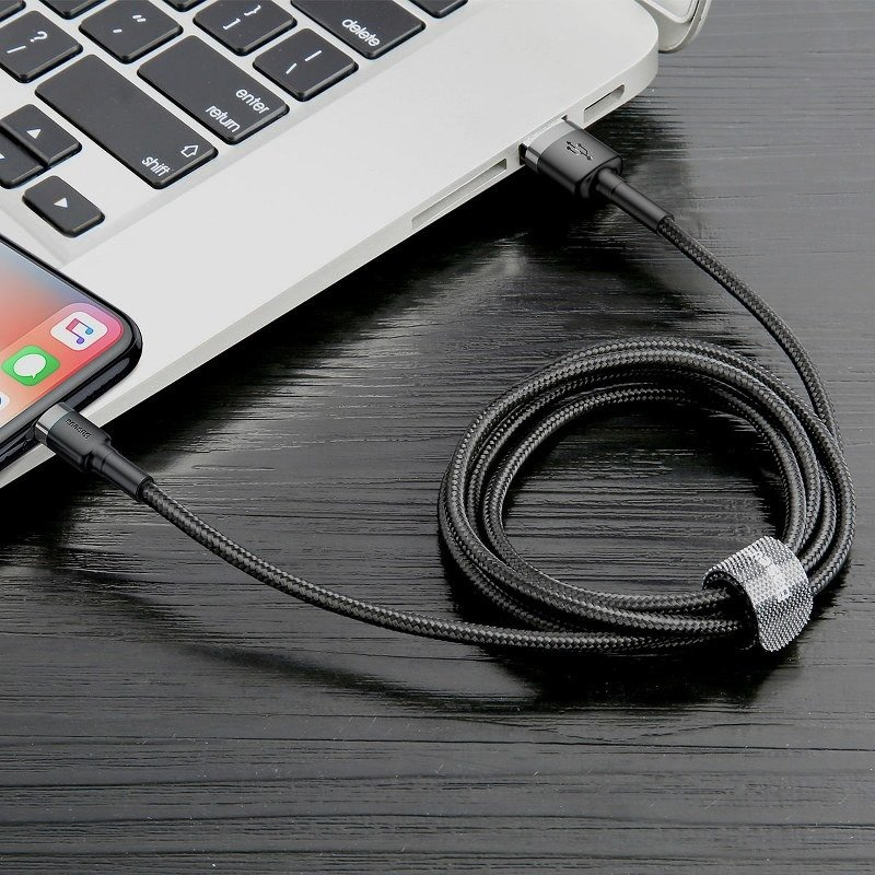 Kabel Lightning USB Cafule 2,4A 1m