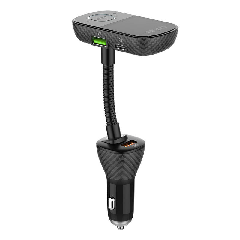 Transmiter FM LDNIO Bluetooth C705Q 2USB, USB-C + kabel USB-C