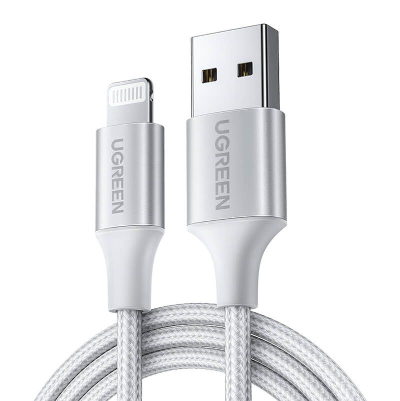 Kabel Lightning do USB UGREEN 2.4A US199 z certyfikatem MFi