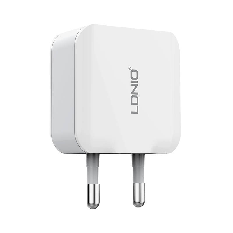 Ładowarka sieciowa LDNIO A2201 2USB + kabel Lightning