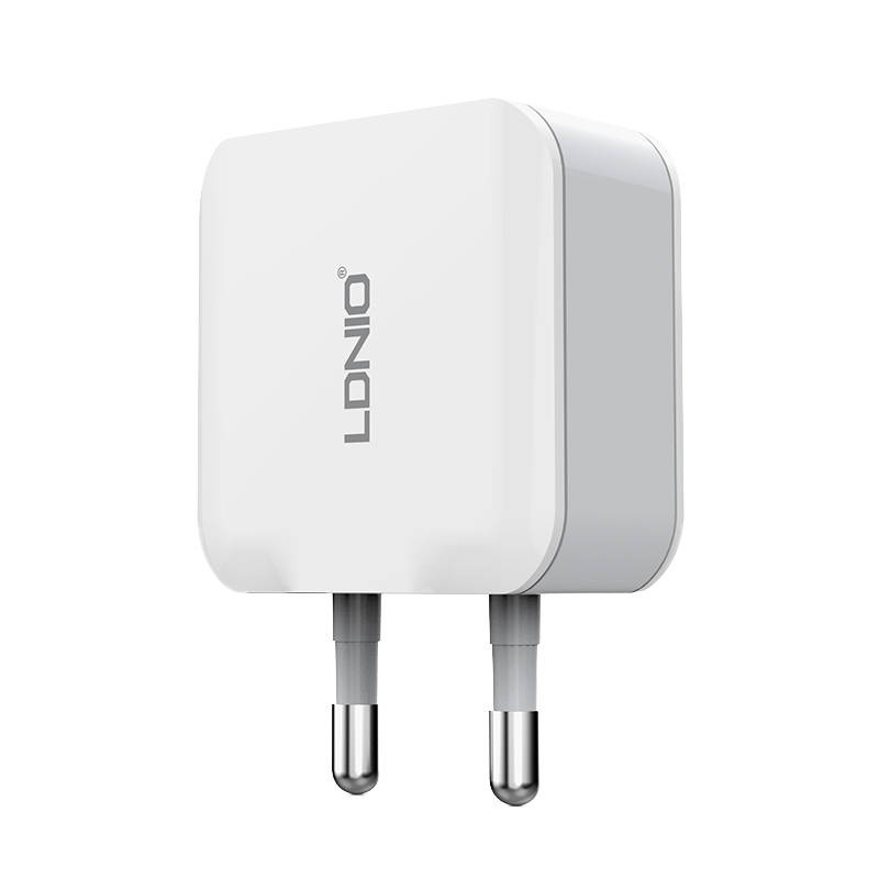 Ładowarka sieciowa LDNIO A2201 2USB + kabel Lightning