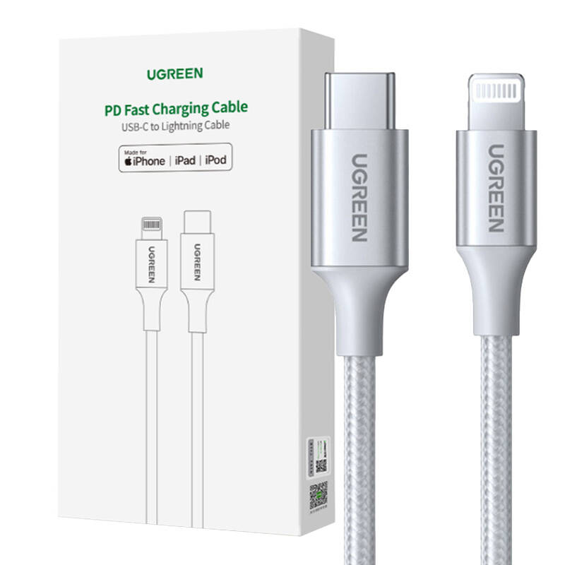 Kabel Lightning do USB-C 2.0 UGREEN PD 3A US304, 1m