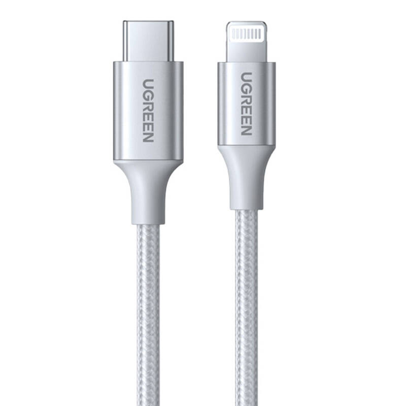 Kabel Lightning do USB-C 2.0 UGREEN PD 3A US304, 1m ładowanie