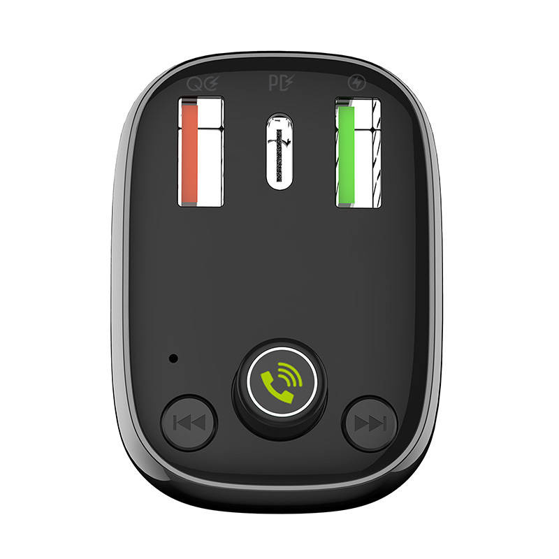 Transmiter FM LDNIO Bluetooth C704Q 2USB, USB-C + kabel USB-C