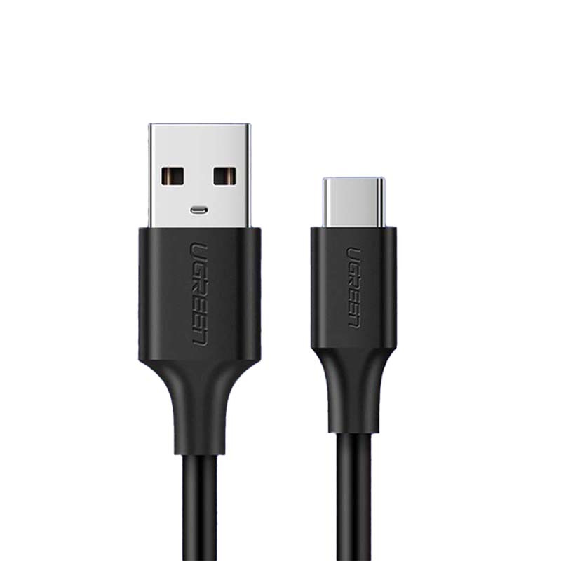 Kabel USB do USB-C UGREEN US287 0,25m (czarny)