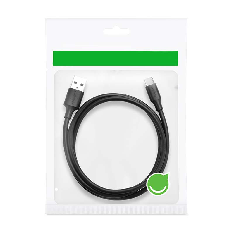 Kabel USB do USB-C UGREEN US287 0,25m (czarny)