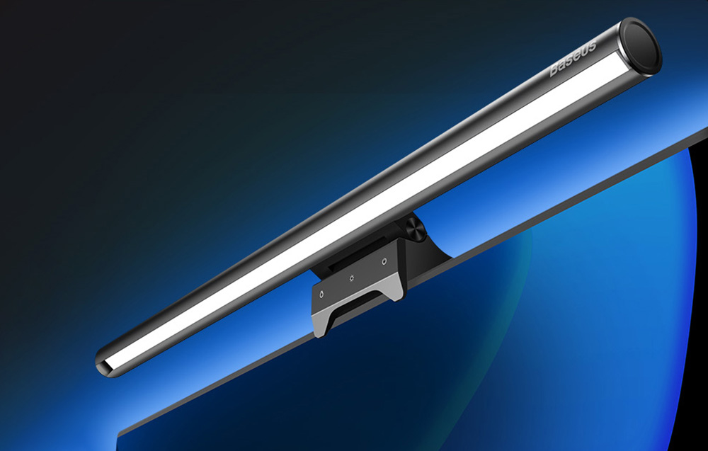 Baseus – Nouvelle lampe USB de bureau pour ordinateur portable suspendue,  accessoire de table à accrocher, idéale pour la lecture ou les études