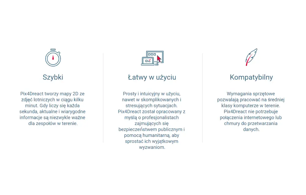 Pix4Dreact - reagowanie w sytuacjach kryzysowych