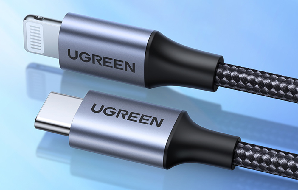 Cable Lightning to USB-C UGREEN PD 3A US304, 2m - ✓