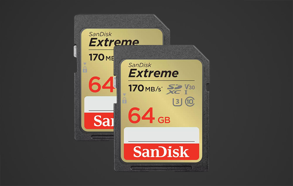 Memoria SD 64GB Sandisk Extreme V30 UHS 3 Class 10 - SDSDXV2-064G-GNCIN