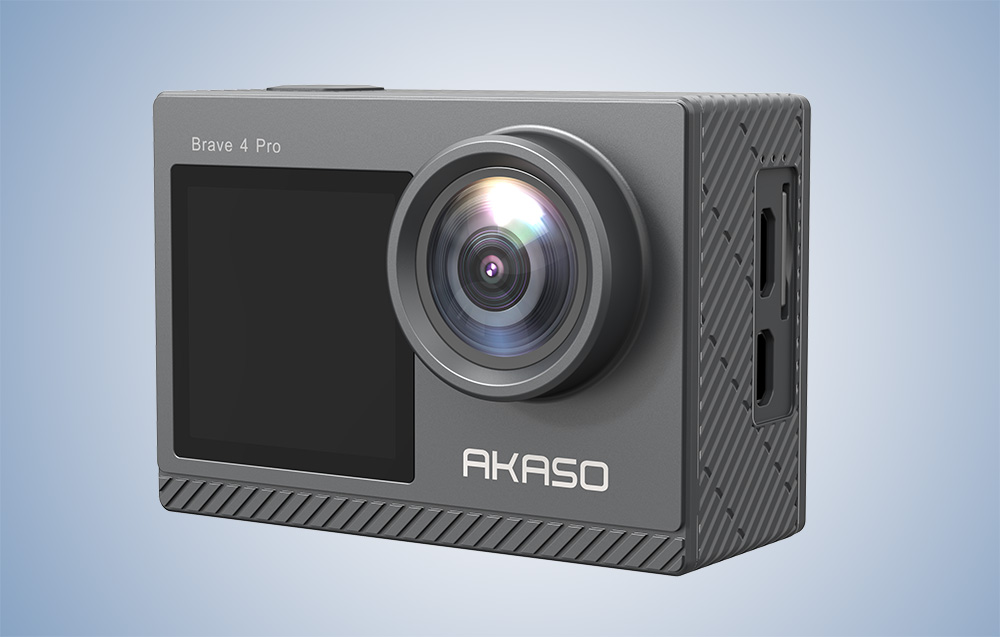 Екшън камера Akaso Brave 4 Pro, 4K / 30FPS, 20MP, 170°, 2x