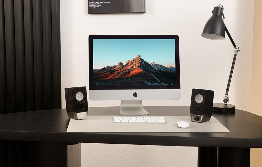 Enceintes 2.0 Edifier R19BT - Noir, Connexion Bluetooth, Son Clair Pour Bureau Et Salon