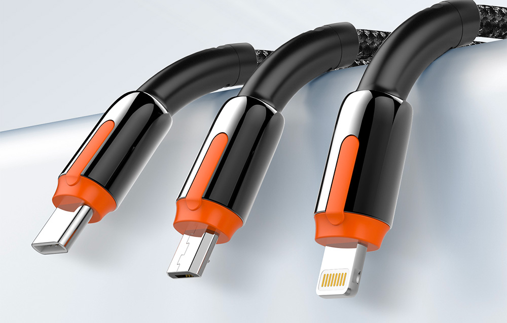 LDNIO LS592 Type-C- Câble USB-C vers USB-A 200cm en nylon tressé - charge  et transfert de données rapide