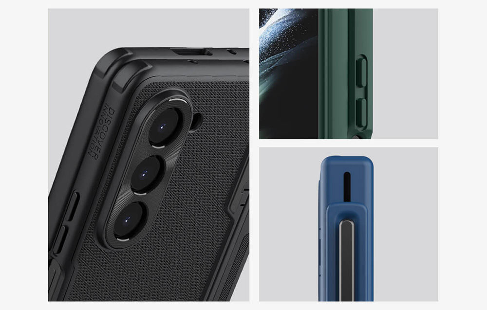 Nillkin/Nillkin-Super-Frosted-Shield-Fold-Pen-holder-Matte-cover-case-Samsung-Galaxy-Z-Fold5-Black/5