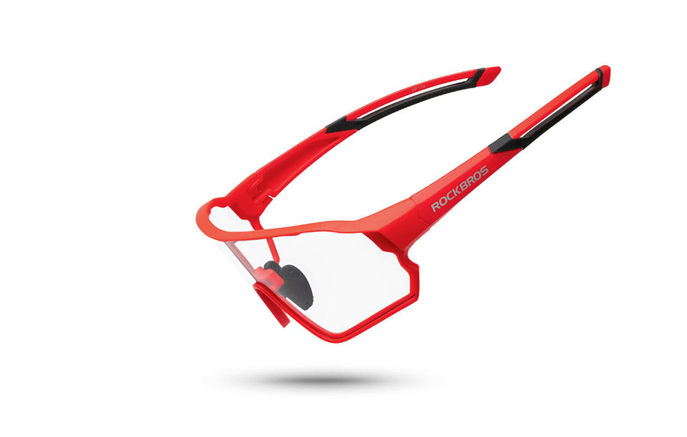 Поляризирани очила за колоездене Rockbros 10135R, червени