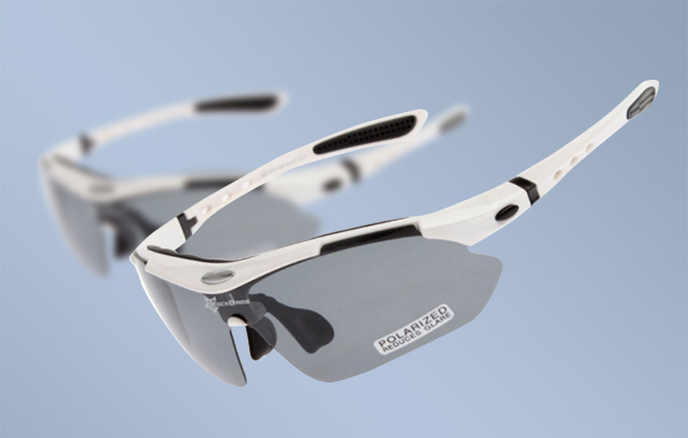 Фотохроматични очила за колоездене Rockbros 10142, бели