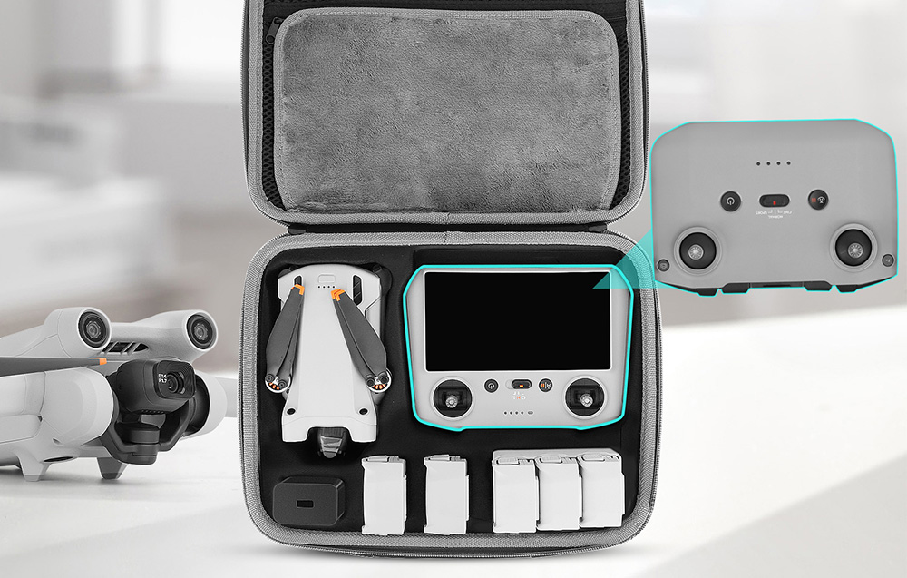 Película De Vidro Temperado Para Controle DJI RC - Drone Mini 3 Pro