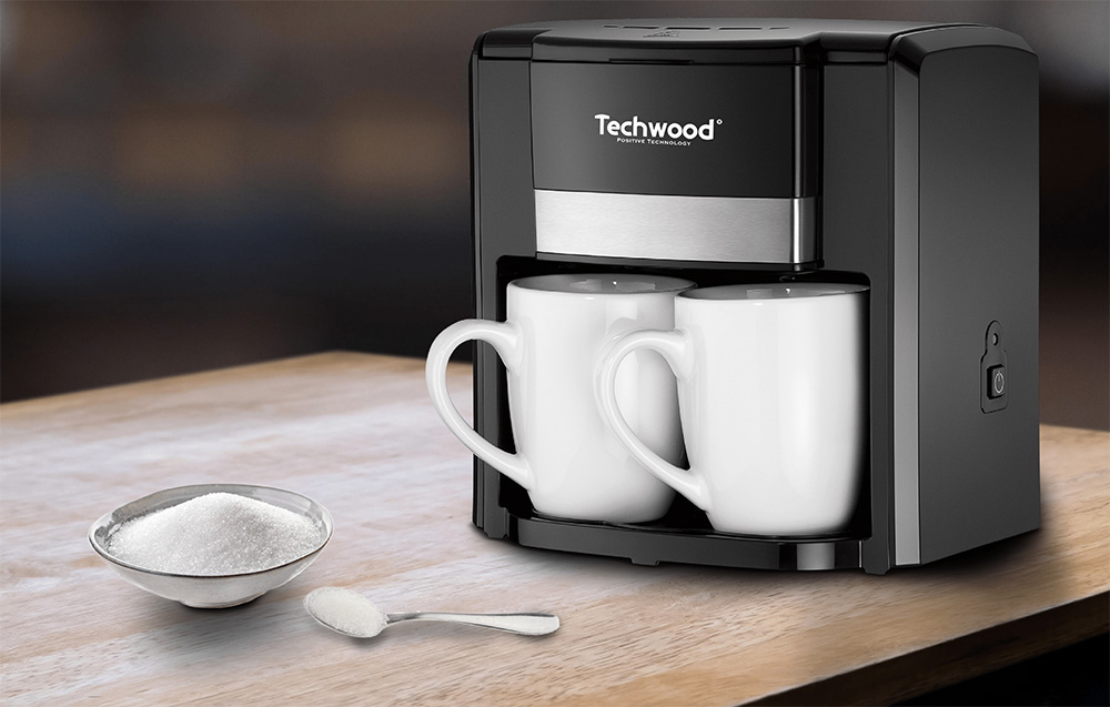 Techwood 2 csészés pour-over kávéfőző