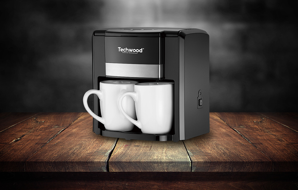 Techwood 2 csészés pour-over kávéfőző