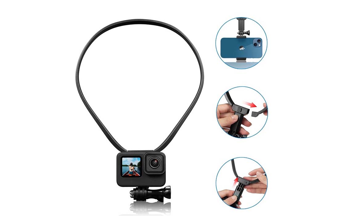 Telesin Neck strap with mount for sports cameras