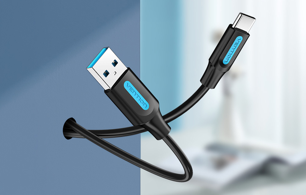 Vention Cable USB 2.0 a USB-C 2m Negro