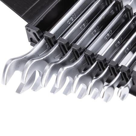 Double Open End Wrench Sets 8 pcs Deli Tools EDL160008A