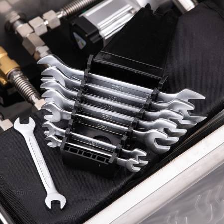 Double Open End Wrench Sets 8 pcs Deli Tools EDL160008A