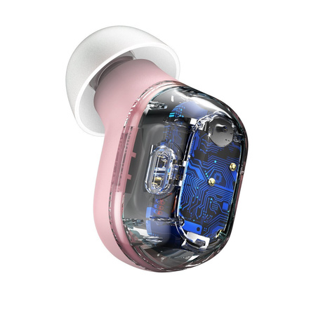 Wireless headphones Baseus Encok WM01, Bluetooth 5.0 (pink)
