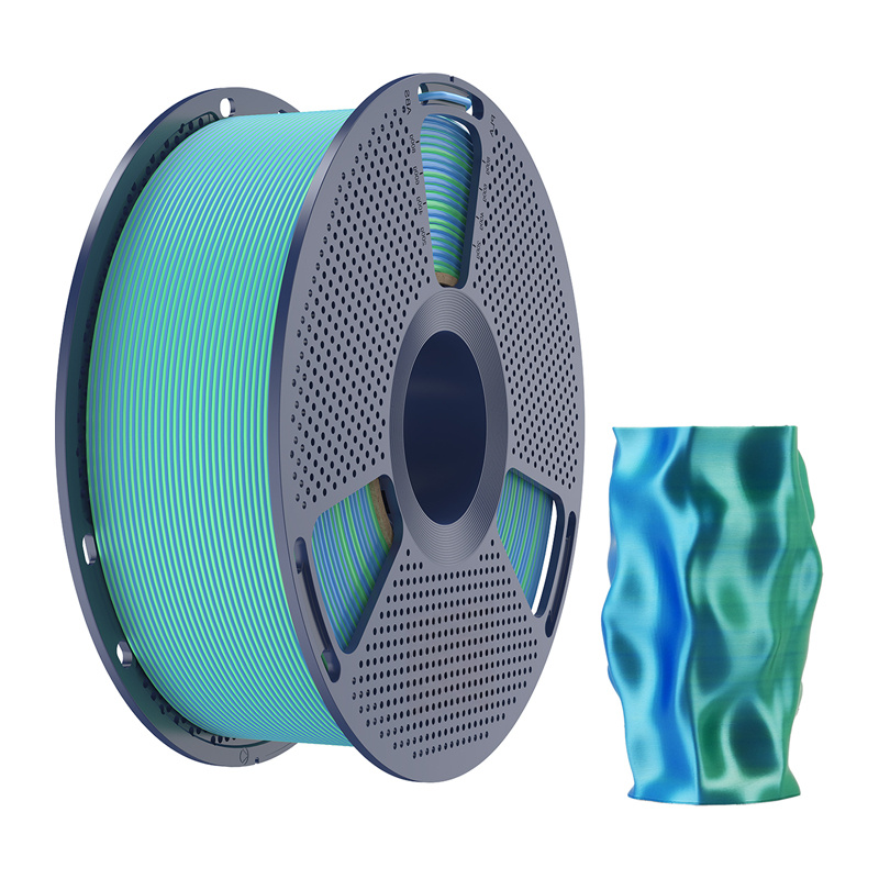 Sunlu Filament PLA+ Silk Dual Color Blue Green 2