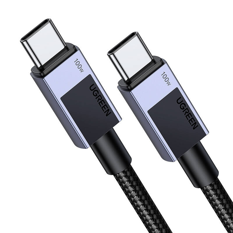 Kabel USB-C do USB-C Ugreen L512, 100W, 5A, 0.5m (czarny)