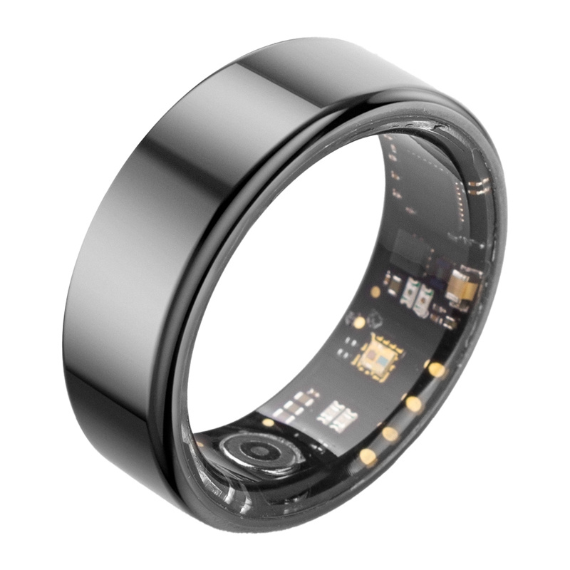 COLMI R02 Smart Ring Size 11 20.3mm (Black) + Charging Case 2