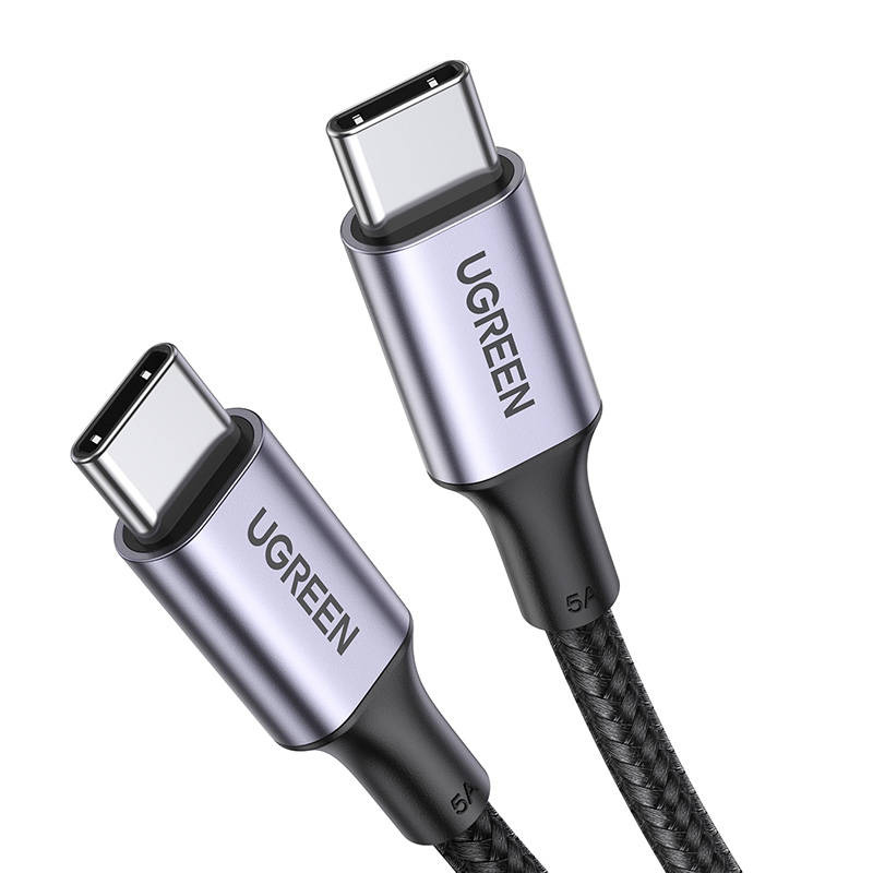 Kabel UGREEN US316 USB-C-USB-C 0.5m (czarny) 2