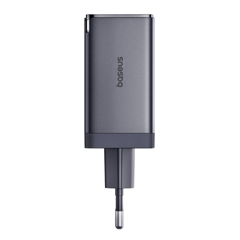 Ładowarka sieciowa Baseus GaN5, 2x USB-C + USB, 65W + kabel 1m (szara) 2