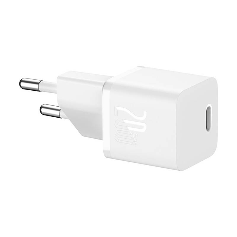 Mini ładowarka sieciowa Baseus GaN5  20W (biała) 3