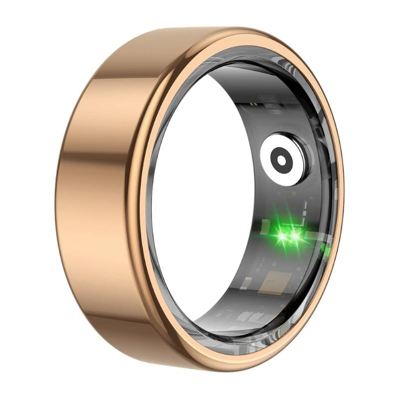 Smart Ring COLMI R02 Pulsometr, SpO2, Sen DO 6 Dni Złoty