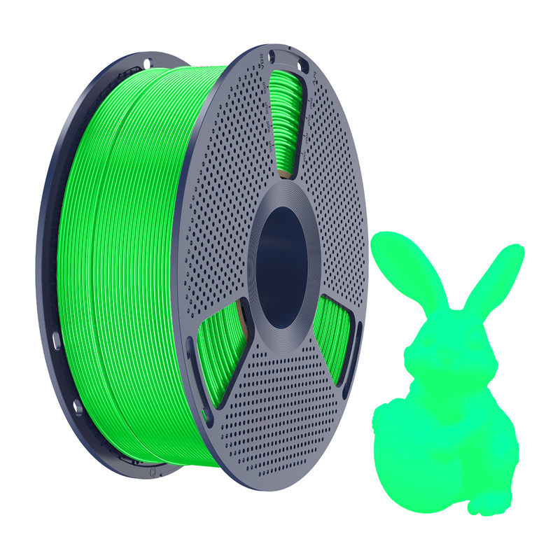 Sunlu Filament PLA Glow In The Dark Future Green 2