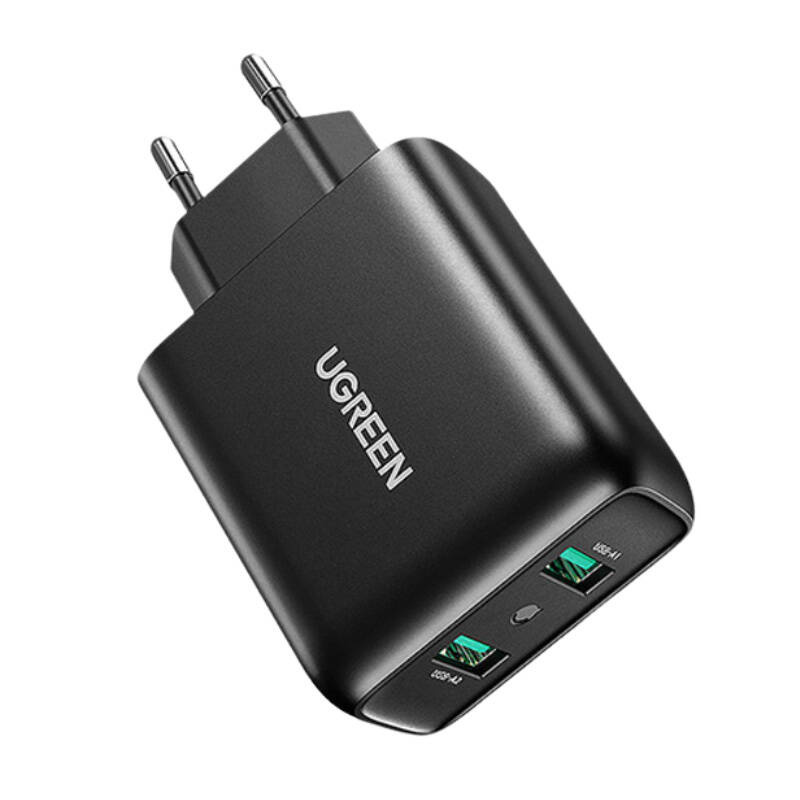 Ładowarka sieciowa UGREEN CD161 18W 2xUSB-A EU (czarna)