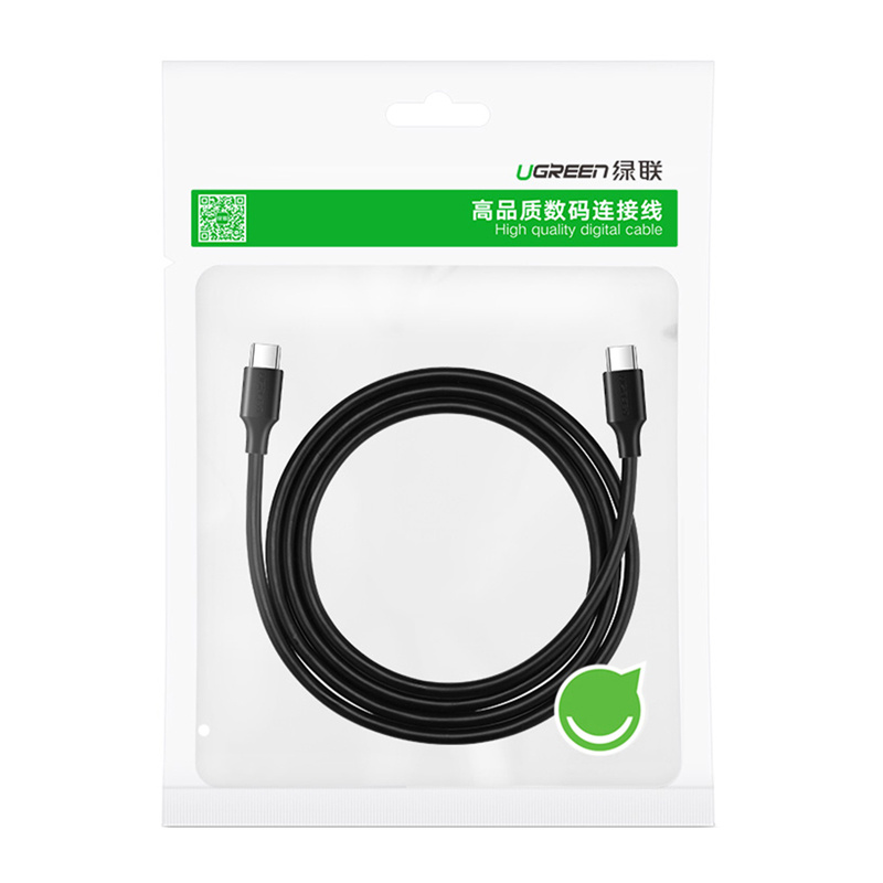 Kabel UGREEN US286 USB-C-USB-C 3m (czarny) 2