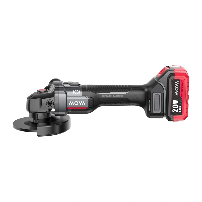 Angle grinder MOVA PG125K 20V 900W 125mm brushless kit 2