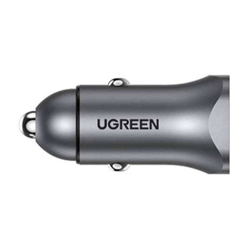 Ładowarka samochodowa UGREEN CD130 30W USB-A/USB-C (szara) 2