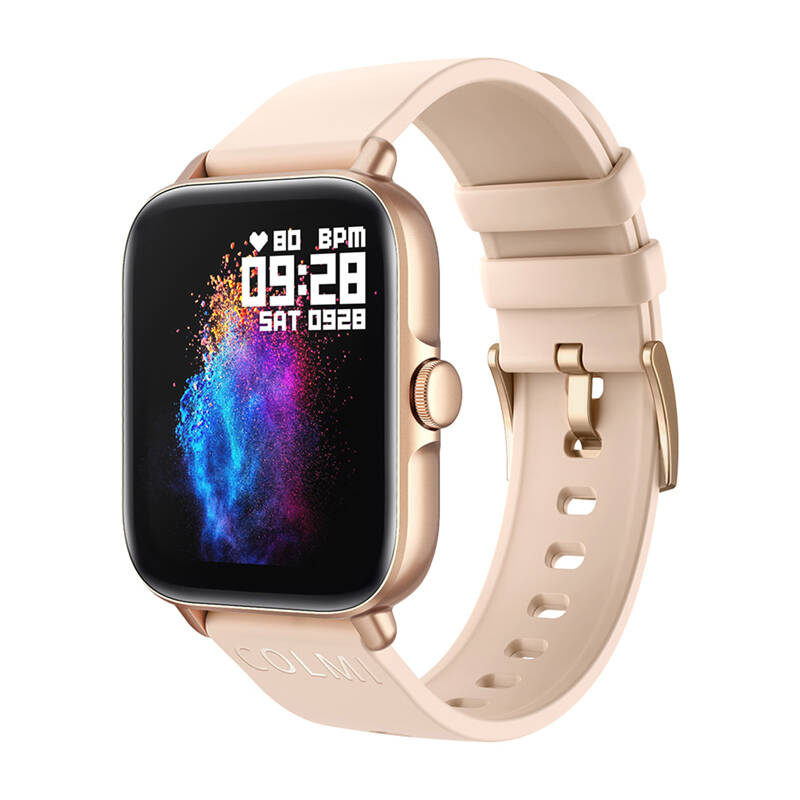 Smartwatch COLMI P28 Plus Złoty IP67 Połączenia 1.69"