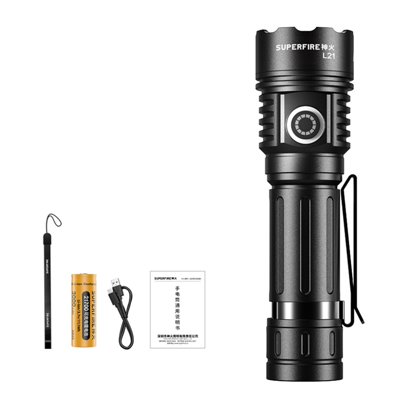 Superfire L21 High-Powered Flashlight 2