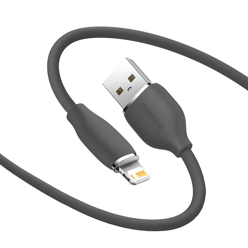 Kabel BASEUS Jelly USB-A-Lightning 1.2m (czarny) 4