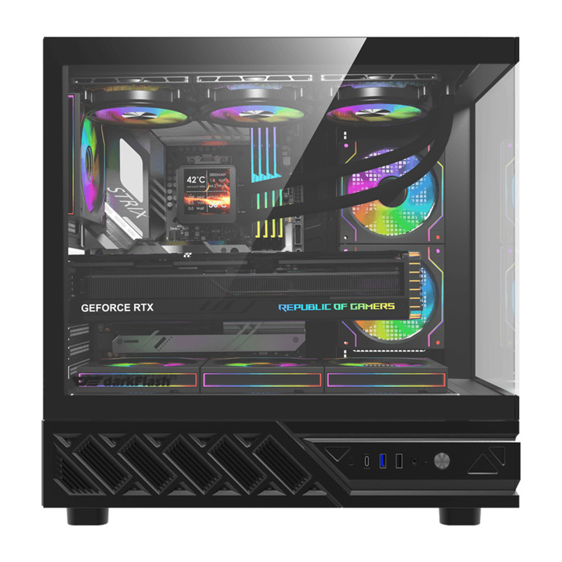 DarkFlash Computer Case DS950 Black (+6 Fans) 2