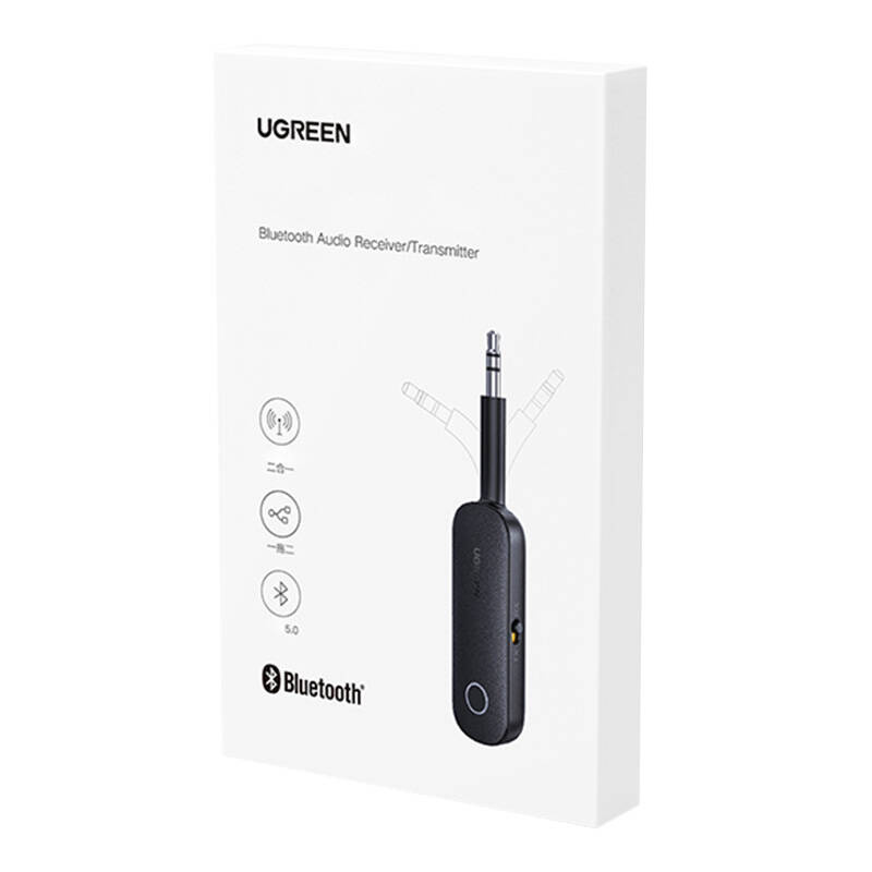 Transmiter / Odbiornik AUX UGREEN CM403, Bluetooth 5.0 (czarny) 4