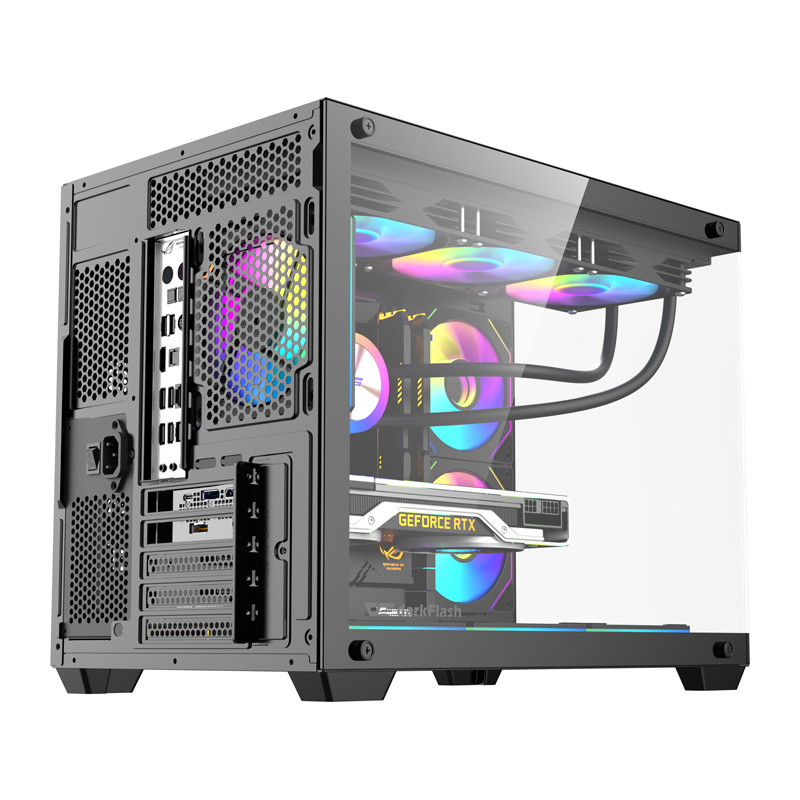 DarkFlash Computer Case B275 Black PRO (+6 Fans) 3