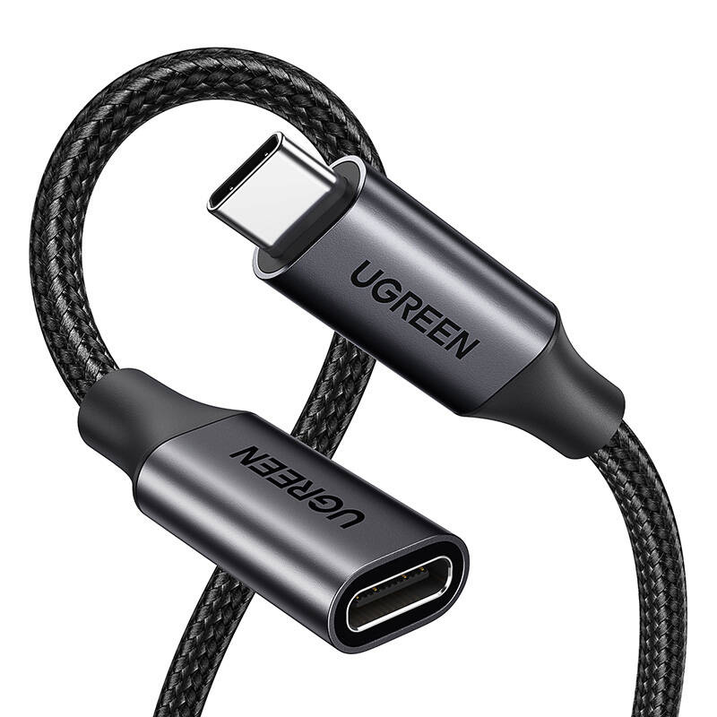 Ugreen USB 3.2 Extension Cable US372 USB-C male to USB-C female Gen 2 1m (black) 2