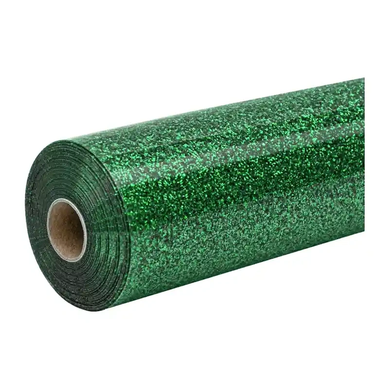 Heat transfer vinyl HTVRONT Glitter 30.5cm x 90cm (green)